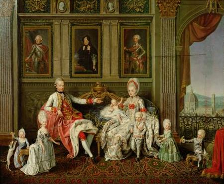 Wenceslaus Werlin GroBherzog Leopold mit seiner Familie oil painting picture